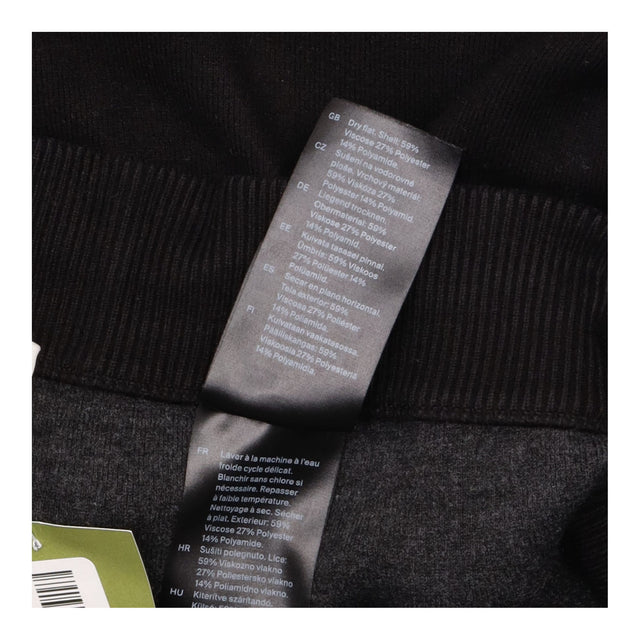 Wide Leg Joggers Black Drawstring Relaxed Trousers