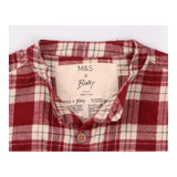 Grandad Shirt Red Check