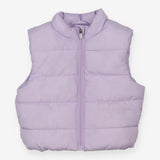 Purple gilet fleece lined