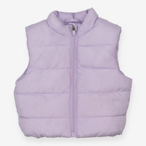 Purple gilet fleece lined