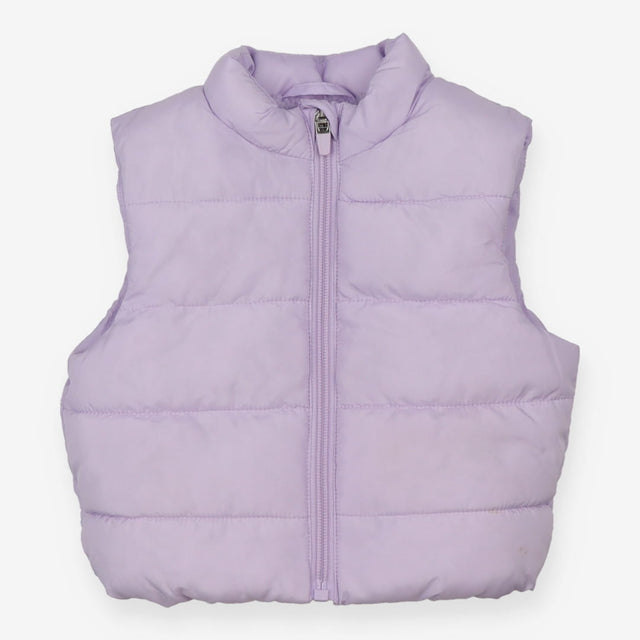 Purple gilet fleece lined