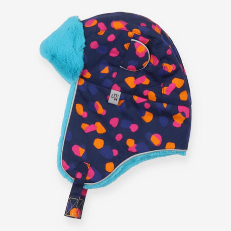 Arctic Cub Hat Leopard Navykin