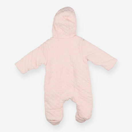 Jersey Pramsuit Pink Quilted with Elephant