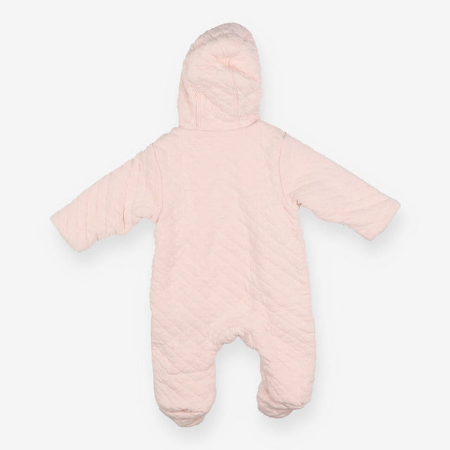 Jersey Pramsuit Pink Quilted with Elephant