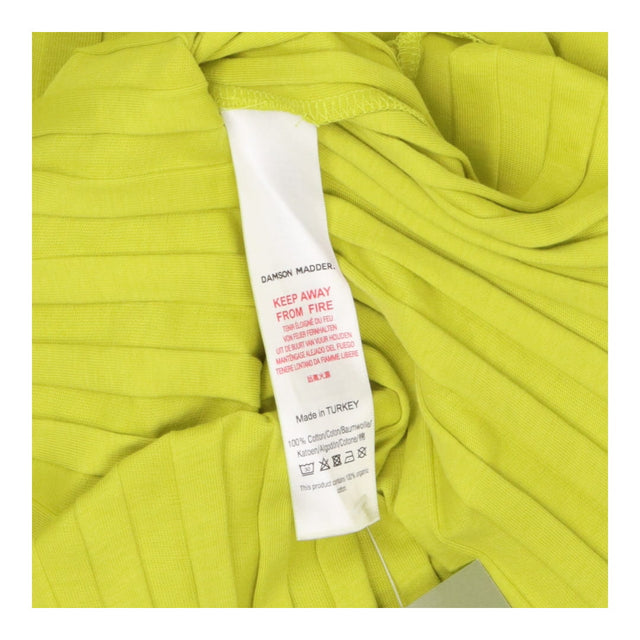 Organic Cotton Bodycon Midi Dress in Thick Rib 