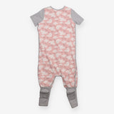Sleepsuit Grey and Pink Birds