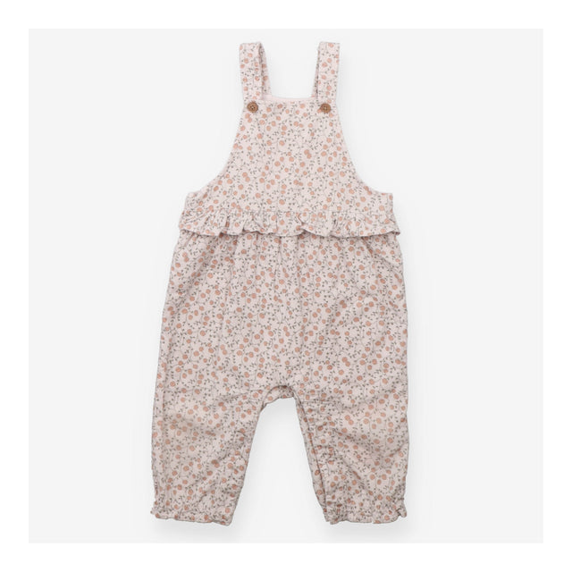Dungaree cord white floral
