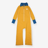 Alba of Denmark Jumpsuit yellow blue cuffs