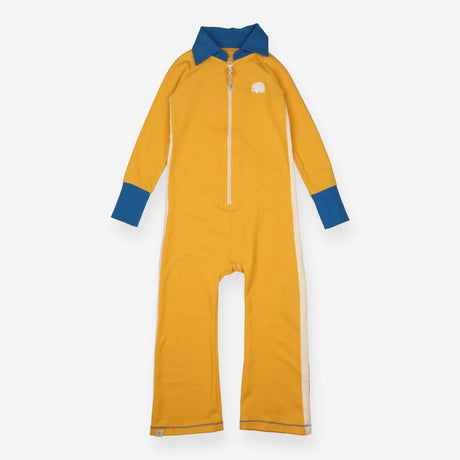 Alba of Denmark Jumpsuit yellow blue cuffs