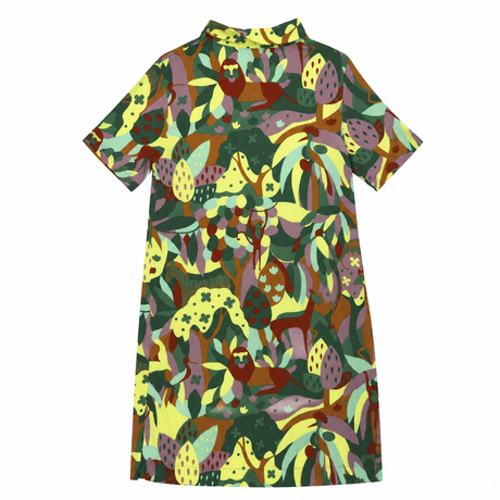Dress Multicolour Abstract Print and Animals