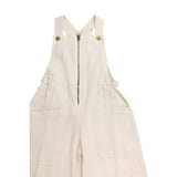 Overalls oatmilk cotton with zip