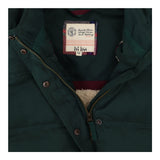 Green Quilted Jacket with Faux Fur Lining