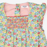 Floral Dress Frill Sleeves, Bloomers
