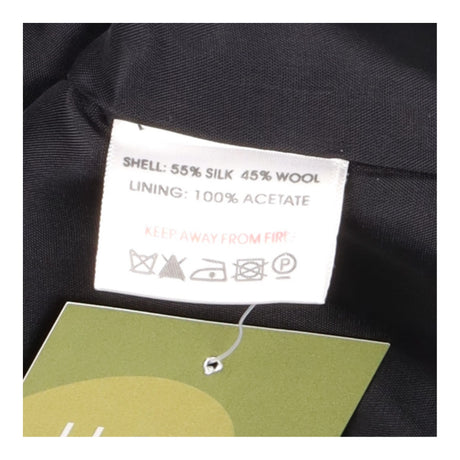 Black Cropped Open Front Pleated Collar Tail