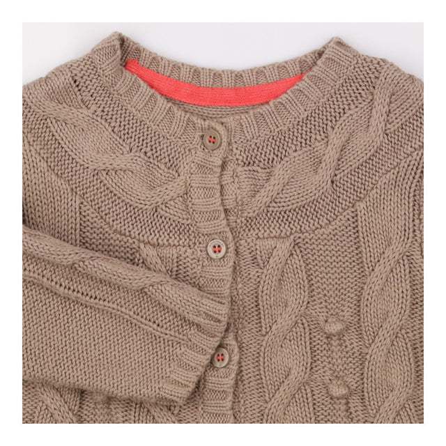 Cardigan Brown Cable Knit