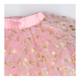 Pink Tutu and T-shirt Outfit with Gold Bows