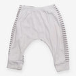 White front leggings with Black stripes