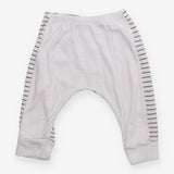 White front leggings with Black stripes
