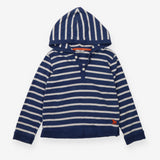 Hoodie blue striped