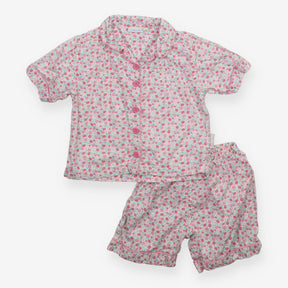 Pyjamas shortie traditional pink floral