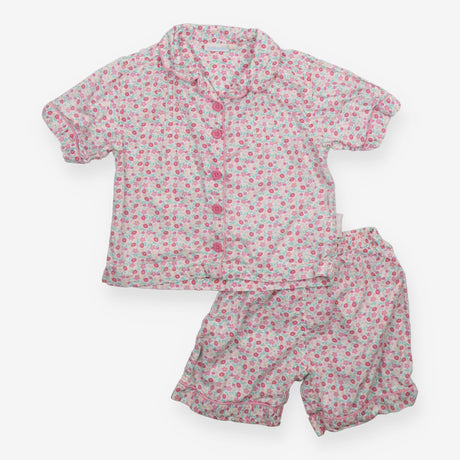 Pyjamas shortie traditional pink floral