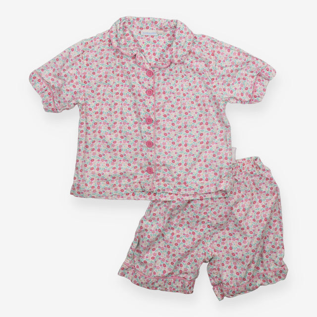 Pyjamas shortie traditional pink floral