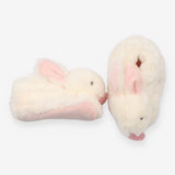 White Bunny Fluffy Slippers -Doudou