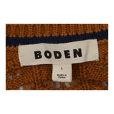 Short Sleeve Crochet Pointelle Cardigan Brown Cott