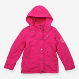 Pink waterproof lined coat