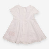 Dress White with an all-over Broderie Anglaise
