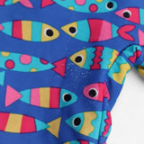 Swimsuit Blue and Pink Fish