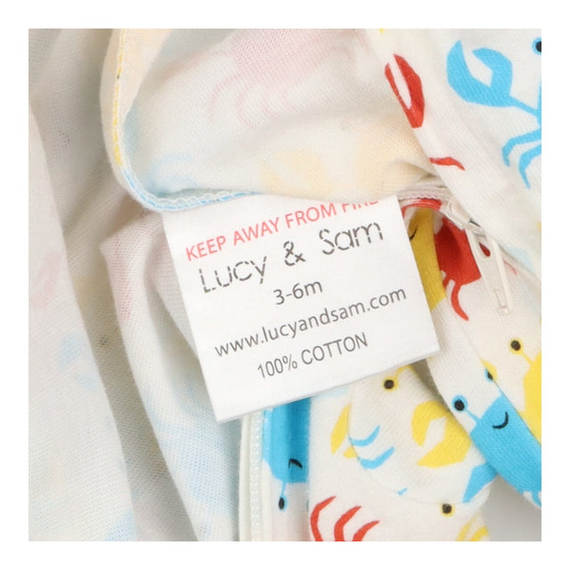 Sleepsuit Zipped Bright Crabs
