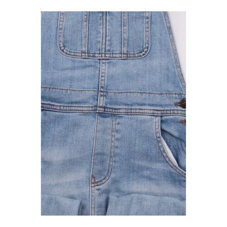 Dungarees Light Blue Wash Denim Tapered Leg
