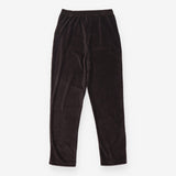 Corduroy Pull On Elastic Waist Trousers Dark Charc