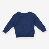 Blue Sweater with Floral Heart