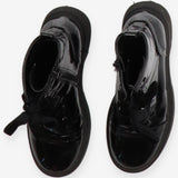 Boots patent black