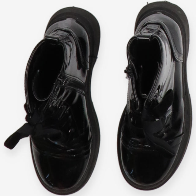 Boots patent black