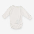 Bodysuit white long sleeve broderie anglaise