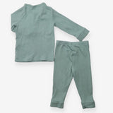 Pyjama Set Ribbed Green