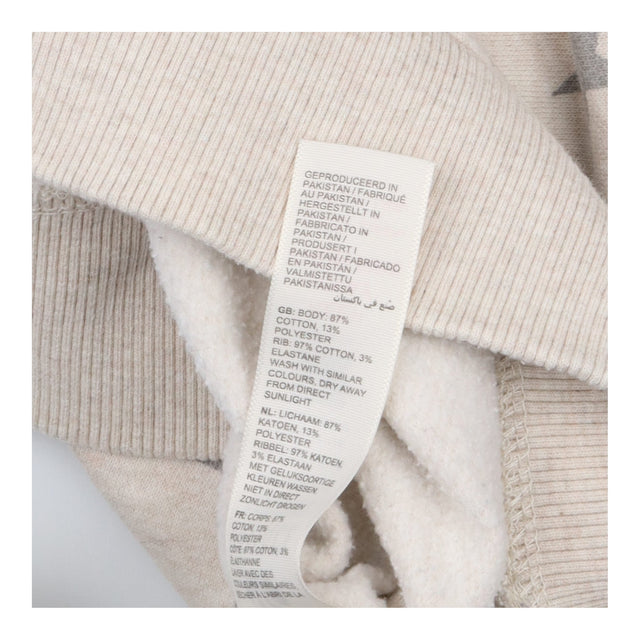 Sweatshirt Jumper Oatmeal Grey Star Print Cotton B