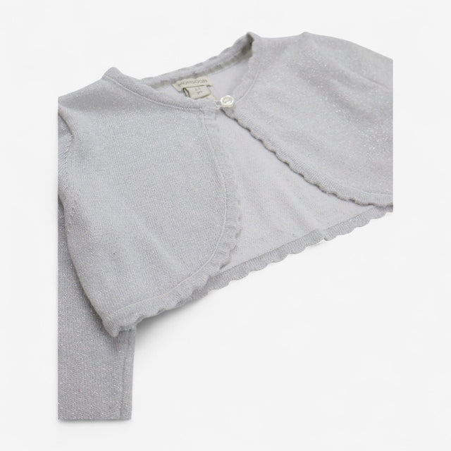 Cardigan Bolero Silver Glitter