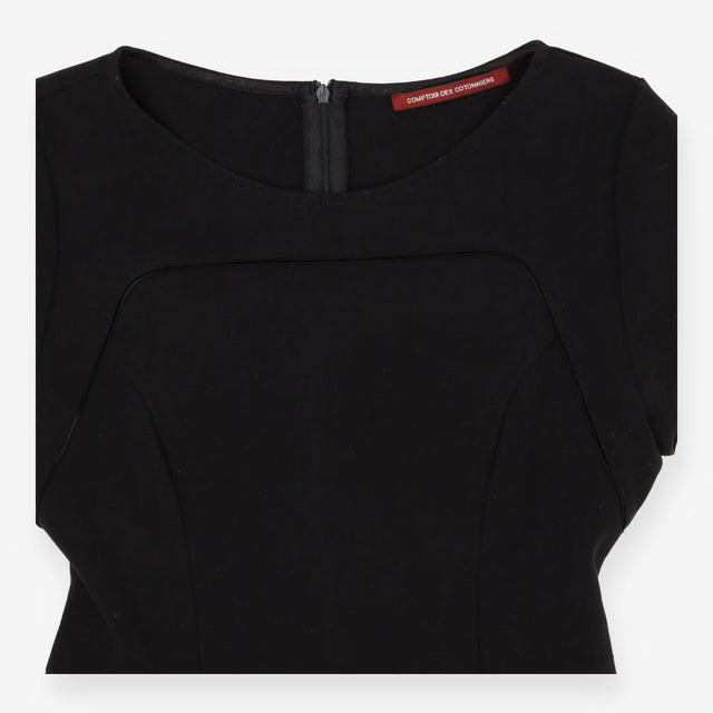 Comptoir des Cotonniers Structured Black Dress