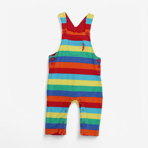 Dungarees rainbow striped