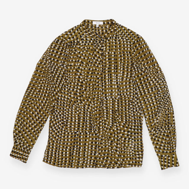 Reiss Nicole Spot Print Blouse