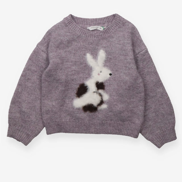 Jumper knit light purple rabbit