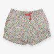 Shorts floral pink tie