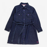 demin dress long sleeve with sparkly buttons