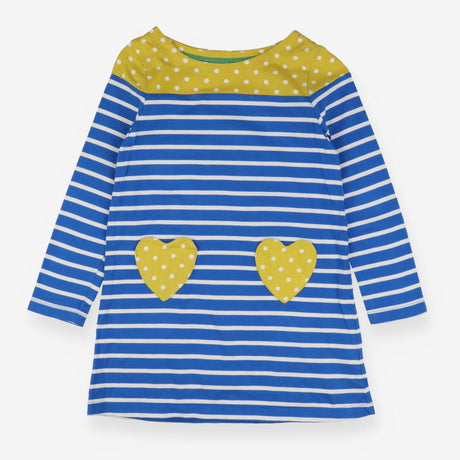 Dress Jersey Blue and Yellow Stripe 