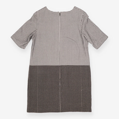 Monochrome Geometric Handmade Shift Dress