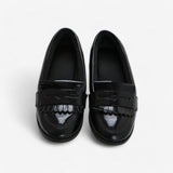 Black patent court shoes Size 1